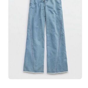 Women's Blue Wide-Leg Jeans